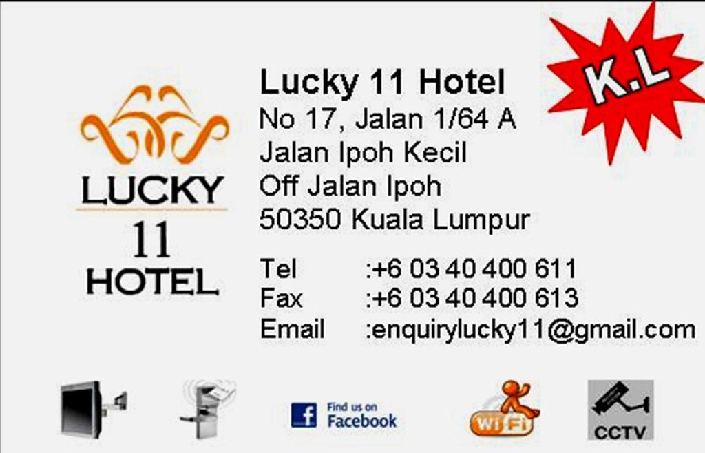Lucky 11 Hotel Kuala Lumpur Exterior photo